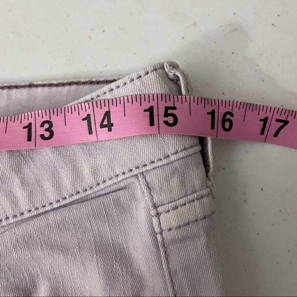 ANTHRO | Pilcro & the Letterpress, stet Fit ankle cropped Jeans lt. purple sz 29 - Picture 6 of 10